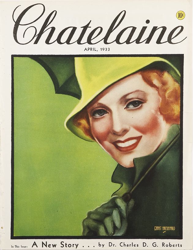 Chatelaine cover, April 1933